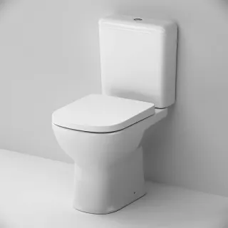 Унитаз напольный AM.PM Sunny 2.0 C85C8601SC безободковый с сиденьем микролифт белый